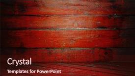  Presentation with red beet root - Slides enhanced with old wooden room red background background and a  colored foreground