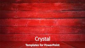  Presentation with red beet root - Cool new slide deck with old wooden room red background backdrop and a  colored foreground