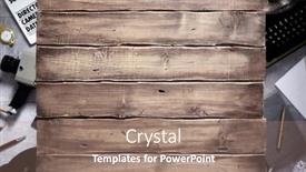  Presentation with creative - Audience pleasing slides consisting of old-wooden-table-and-relax backdrop and a coral colored foreground