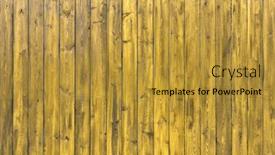  Presentation with wall - Beautiful presentation design featuring old-wooden-wall-yellow-background backdrop and a gold colored foreground