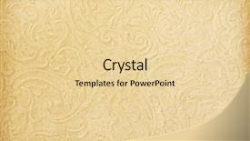  Presentation with old paper - Theme consisting of old worn paper with floral background and a blonde colored foreground