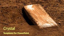  Presentation with mlb baseball on the pitchers - Beautiful PPT layouts featuring worn pitcher's mound baseball backdrop and a tawny brown colored foreground