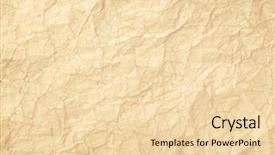  Presentation with old paper and ink - Presentation theme consisting of old wrinkled paper background and a lemonade colored foreground