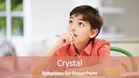  Presentation with kitchen remodelig - Cool new PPT theme with old writing - hispanic boy doing homework backdrop and a coral colored foreground