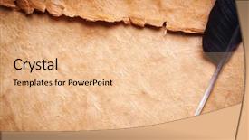  Presentation with scroll paper - Theme consisting of evidence based - data inscription on file drawer background and a light gray colored foreground