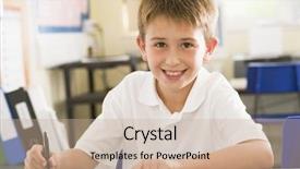  Presentation with med student in class - Cool new PPT layouts with old writing - student in class taking notes backdrop and a soft green colored foreground