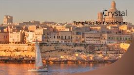  Presentation with malta - Amazing slide set having olden days - valletta the capital city backdrop and a coral colored foreground