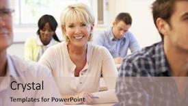  Presentation with senior study ukraine revolution - PPT layouts featuring older african american seniors - senior student in class background and a soft green colored foreground