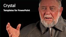  Presentation with old story book - Cool new presentation with older gentleman telling story using backdrop and a  colored foreground