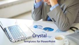  Presentation with old papers - Slide set with older workers - business people fail technology background and a  colored foreground