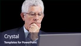  Presentation with honolulu senior - Cool new PPT layouts with older workers - senior businessman working with his backdrop and a tawny brown colored foreground