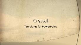  Presentation with old fashioned - PPT theme featuring old-fashioned paris france background and a lemonade colored foreground