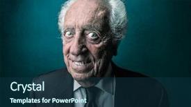  Presentation with blue - Theme enhanced with oldies - blue oldie background and a ocean colored foreground