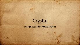  Presentation with vintage paper - PPT theme enhanced with oldpaper - grunge vintage old paper sheet background and a coral colored foreground