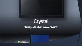  Presentation with oled - Cool new slide set with oled - 3d tv in the room backdrop and a  colored foreground