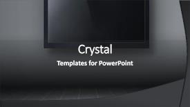  Presentation with oled - Presentation design enhanced with oled - 3d tv in the room background and a dark gray colored foreground