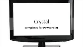 Presentation with flat - Theme having oled - blank flat screen tv set background and a white colored foreground