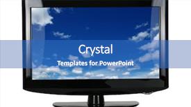  Presentation with blank backgroud - PPT layouts consisting of oled - blank flat screen tv set background and a teal colored foreground