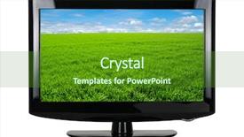  Presentation with artificial intelligence white - Slides having oled - tv isolated on white background background and a  colored foreground