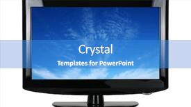  Presentation with background - Cool new presentation theme with oled - tv isolated on white background backdrop and a  colored foreground