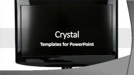  Presentation with condolence white wax candle - Beautiful PPT layouts featuring oled - tv isolated on white background backdrop and a  colored foreground