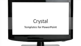  Presentation with oled - Audience pleasing slide set consisting of oled - tv isolated on white background backdrop and a  colored foreground