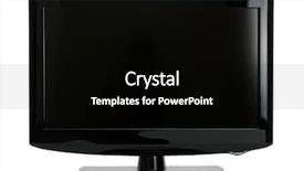  Presentation with oled - Cool new PPT theme with oled - tv isolated on white background backdrop and a black colored foreground