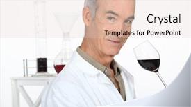  Presentation with wine - Amazing PPT theme having happy family having fun in the morning in bed on light window bakground backdrop and a soft green colored foreground