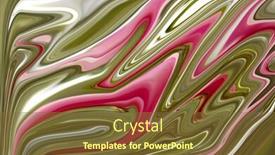  Presentation with olive - Beautiful presentation design featuring olive-and-pink-flow backdrop and a tawny brown colored foreground