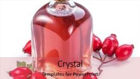  Presentation with rose hips - Cool new theme with olive flower - rose-hips and rosehip seed oil backdrop and a red colored foreground