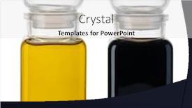  Presentation with olive oil - PPT theme with olive-oil-and-balsamic-vinegar background and a white colored foreground