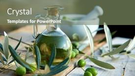  Presentation with olive green - 