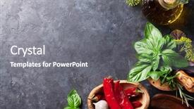  Presentation with olive oil - Cool new theme with olive oil on stone backdrop and a gray colored foreground