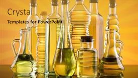  Presentation with rapeseed oil - Cool new PPT layouts with olive-oil-rapeseed-oil-sunflower backdrop and a yellow colored foreground