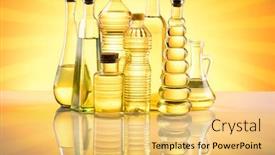  Presentation with rapeseed oil - Cool new slide deck with olive-oil-rapeseed-oil-sunflower backdrop and a yellow colored foreground