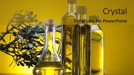  Presentation with olive oil - Colorful PPT layouts enhanced with olive oil backdrop and a  colored foreground
