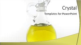  Presentation with olive - PPT theme consisting of olive oil background and a white colored foreground