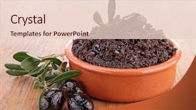  Presentation with olive - Presentation theme featuring free - bicolor icon with 1000 medical background and a light gray colored foreground