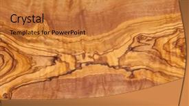  Presentation with olive tree - Theme featuring olive tree wood slice background and a  colored foreground