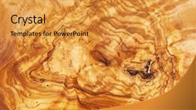  Presentation with timber wood wood texture wood - Slide set featuring olive wood texture closeup photo background and a gold colored foreground