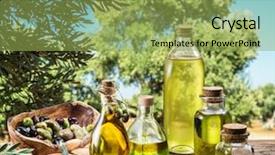  Presentation with olive tree - Colorful presentation enhanced with olivier - olive oil and berries are backdrop and a yellow colored foreground