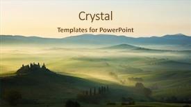  Presentation with tuscany - Cool new slide deck with olivier - tuscany hills backdrop and a cream colored foreground