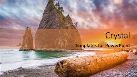  Presentation with washington dc usa map - Audience pleasing slides consisting of olympia - olympic national park washington usa backdrop and a coral colored foreground