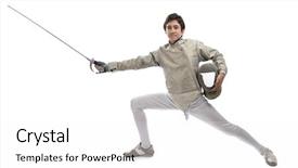  Presentation with history earth globe isolated white - Slide set featuring olympic backgrounds - teen fencer isolated on white background and a white colored foreground