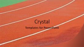  Presentation with olympic - Amazing slides having olympic circle - curve of a red running backdrop and a  colored foreground