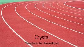  Presentation with olympic race - Presentation design having diamond or amethyst perfectly balanced on satin background and a teal colored foreground