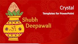  Presentation with diwali - Amazing presentation theme having om - digital composite of om diwali backdrop and a black colored foreground