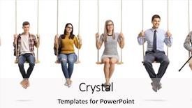  Presentation with young children - Slide set having om - full length portrait background and a light gray colored foreground