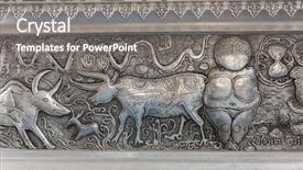  Presentation with chiang mai - PPT theme with asian elephant buddhism - wat sri suphan the famous background and a  colored foreground