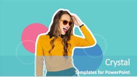  Presentation with people grief and mourning concept - Presentation theme enhanced with ombre colors - people style and fashion concept background and a teal colored foreground